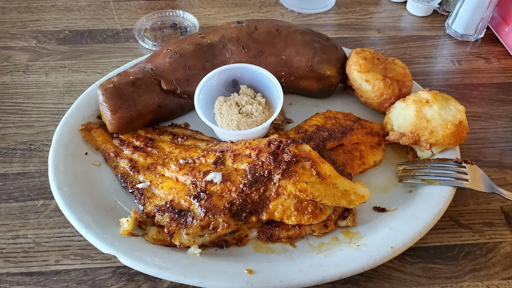Blackened Catfish Dinner
