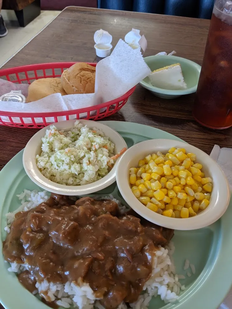 Monday Special Beef Tips and Rice
